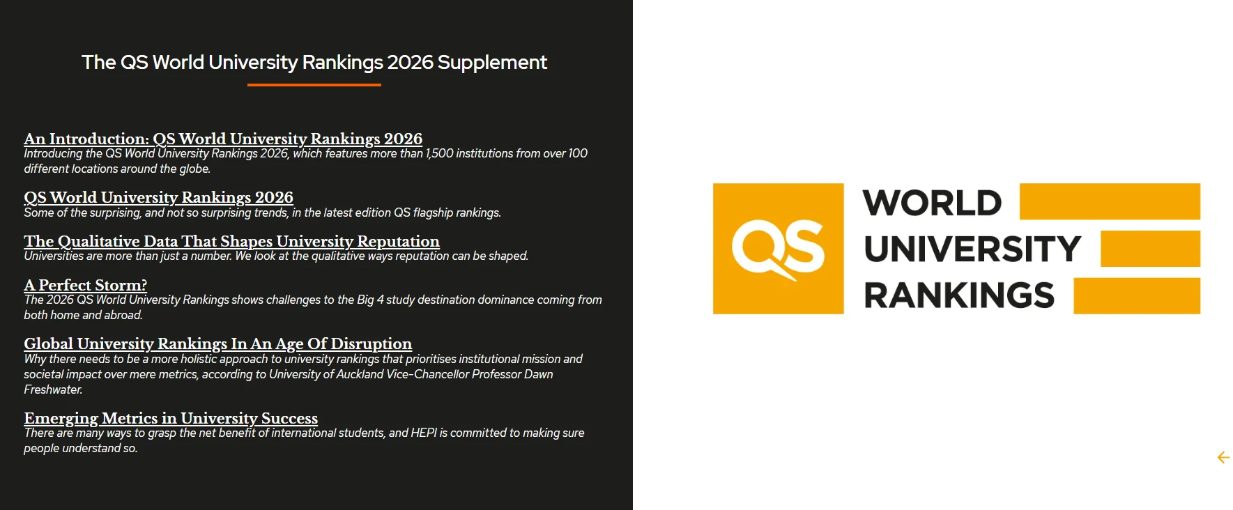 UI Tembus 5 Broad Subject QS WUR 2026