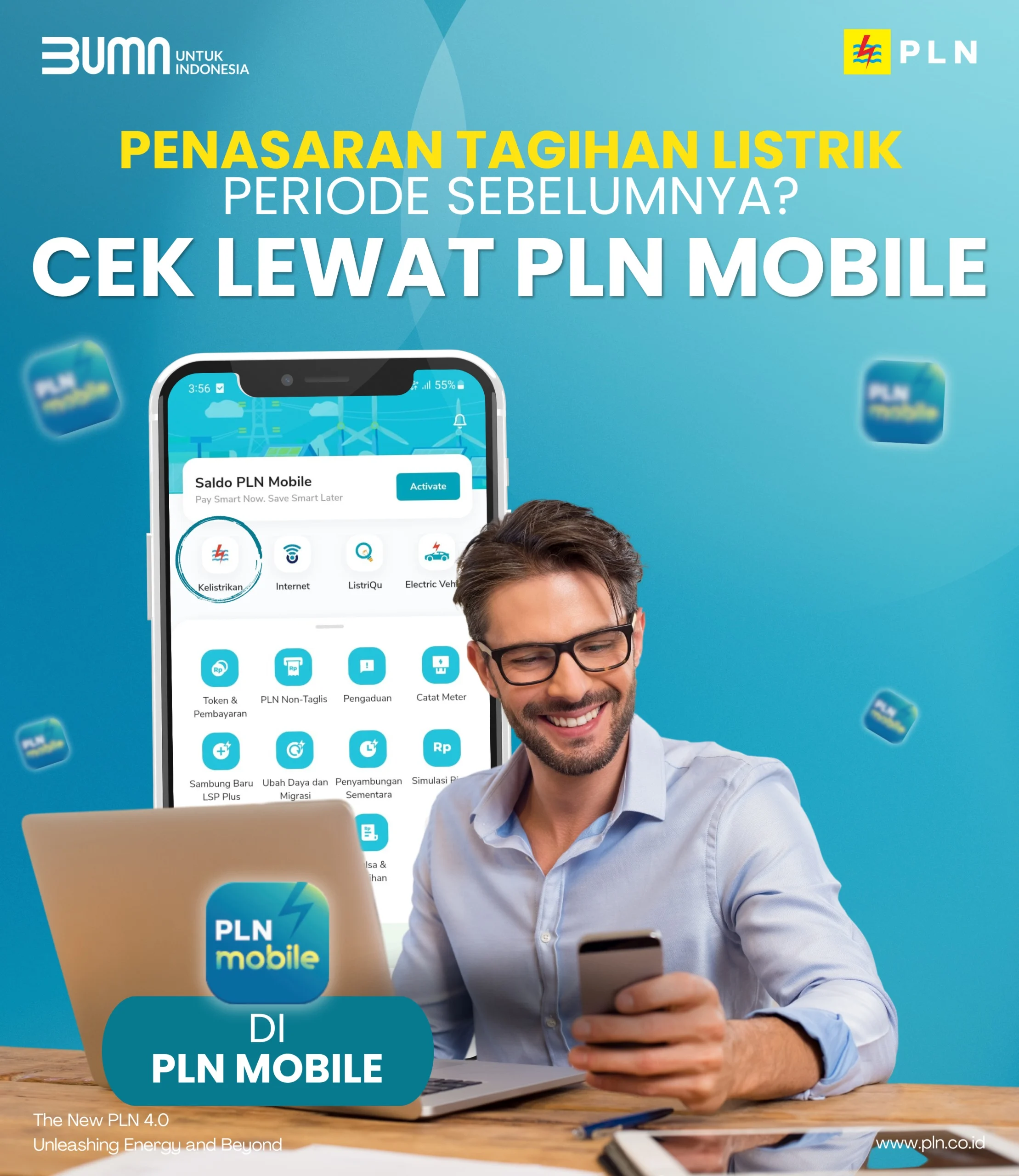 WFH Bikin Konsumsi Listrik Melonjak, PLN Mobile Permudah Pelanggan Tambah Daya