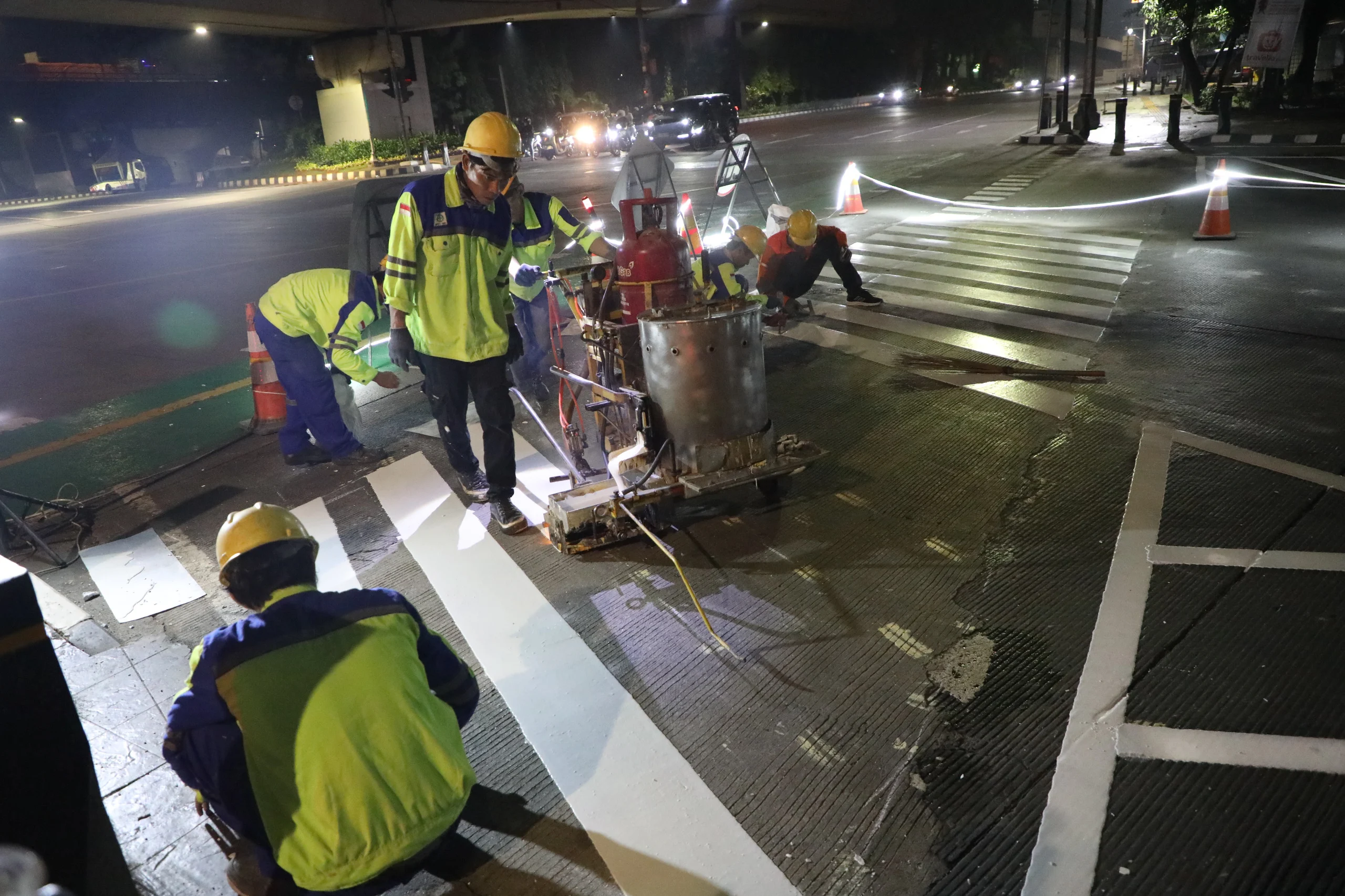 Zebra Cross Pac‑Man Viral di Pancoran: Dinas Bina Marga Rencanakan Penataan Ulang, Ini Alasannya!