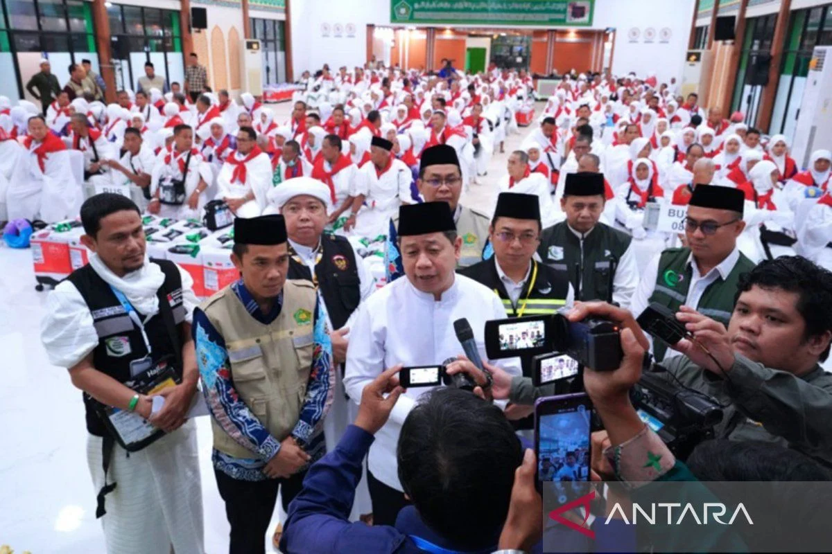 6.451 Calon Haji Embarkasi Banjarmasin Tiba di Tanah Suci Makkah