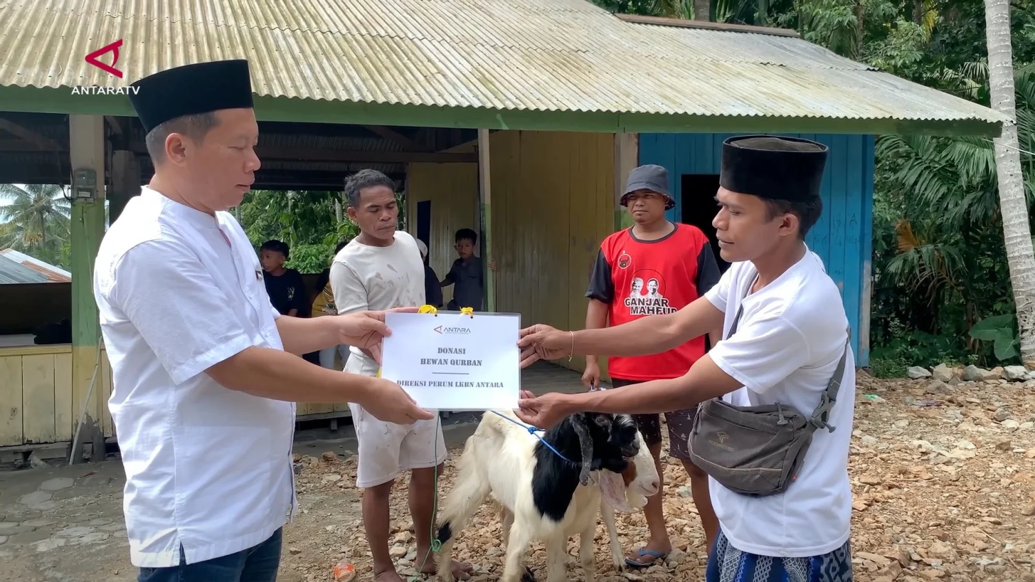 ANTARA Salurkan Hewan Kurban untuk Masyarakat Adat Selena di Palu