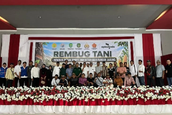 Apkarindo Gelar Rembug Petani Karet dan Ketahanan Pangan Jagung di Kaltim