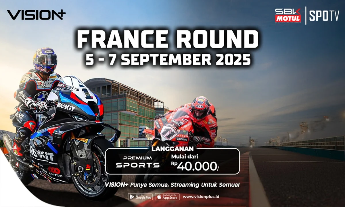 Aragon Round WorldSBK 2026 Siap Digelar, Saksikan Perebutan Poin Penting di VISION+