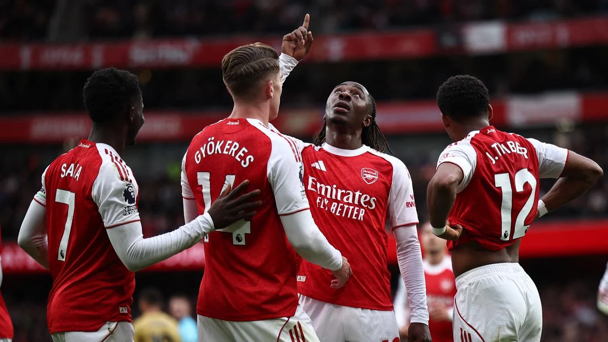 Arsenal Menggiling Fulham 3-0, Memimpin Liga Inggris Selisih Enam Poin dari Manchester City