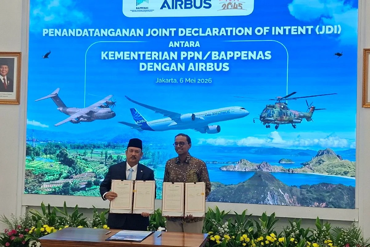 Bappenas: Joint Declaration dengan Airbus Perkuat Industri Kedirgantaraan Indonesia