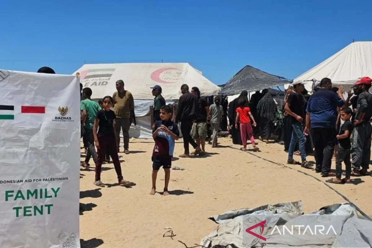 Baznas RI Dirikan Kampung Darurat Sumbangan Indonesia di Palestina