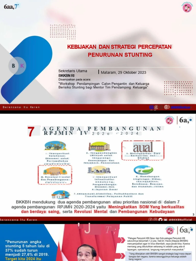 BKKBN: Penurunan Stunting sebagai Investasi Strategis untuk Generasi Unggul