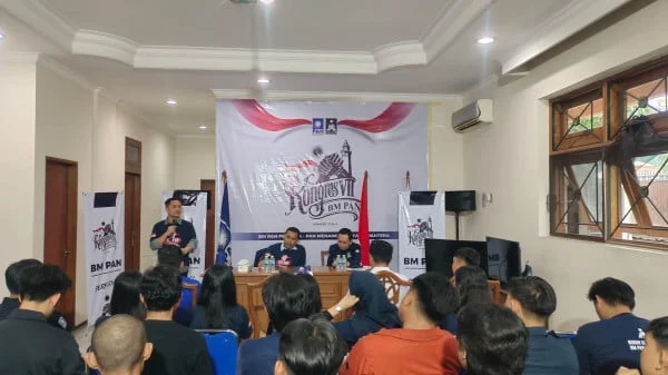BM PAN Bersama Buruh Dukung Riyan Hidayat Ambil Formulir Caketum