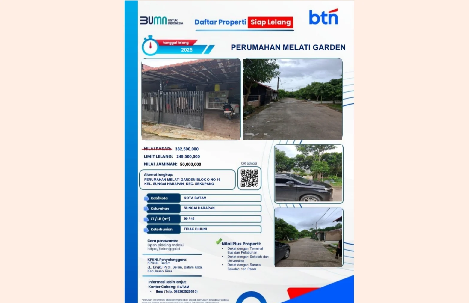 BTN Lelang Properti Buka Akses Lebih Luas Bagi Publik Miliki Hunian