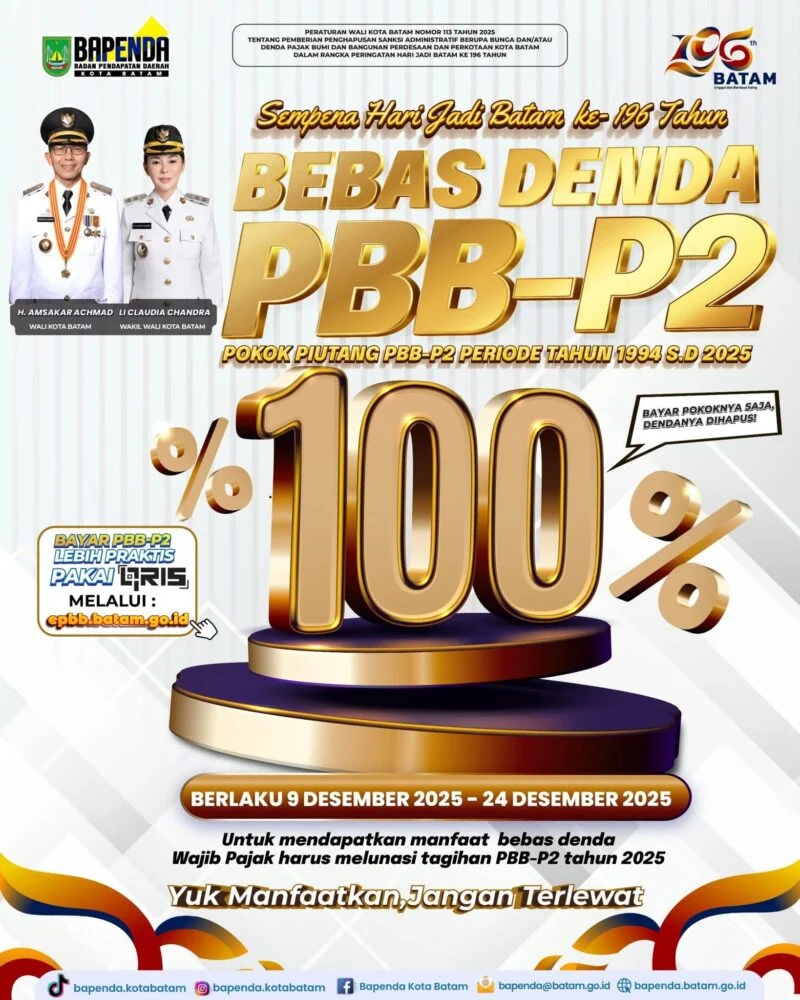 Depok Gelar Pemutihan PBB-P2, Denda Dihapus dan Pokok Pajak Dipotong hingga 100%