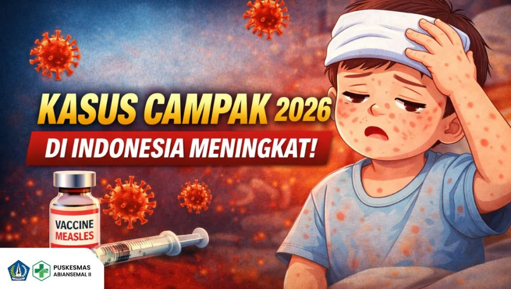 Dinkes Sumsel Catat 809 Kasus Positif Campak Hingga Mei 2026