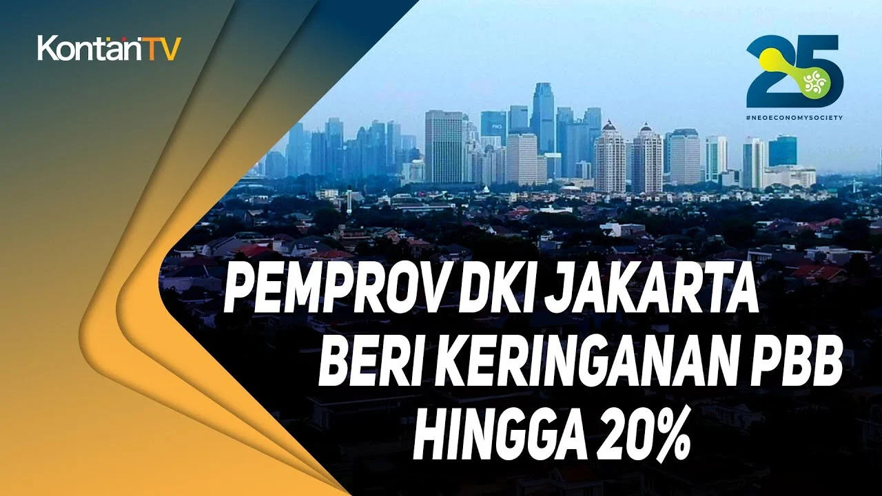 DKI Jakarta Berikan Keringanan PBB-P2 2026 hingga 10 Persen, Berlaku Otomatis