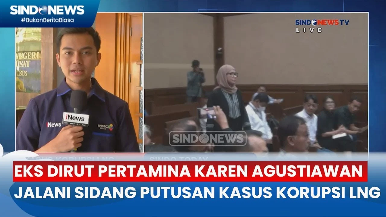 Eks Direktur Pertamina Hadapi Sidang Vonis Kasus Korupsi LNG Hari Ini