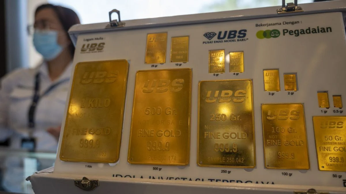Emas UBS Turun, Galeri24 dan Antam Naik di Pegadaian Sabtu Pagi