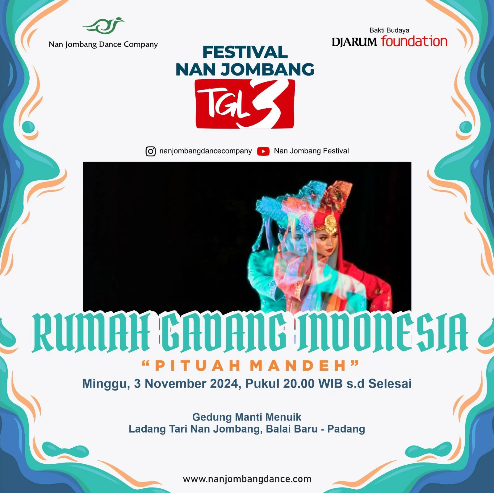 Festival Tanggal 3 Nan Jombang Persembahkan Tarian Kontemporer Bertema Penderitaan Batin