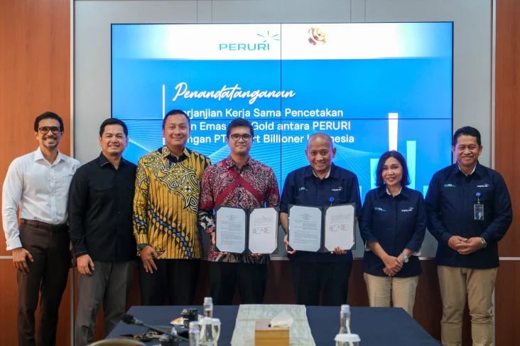 Gandeng PERURI Cetak Koin Emas Fisik IDN Gold, Dilengkapi Teknologi Invisible Ink