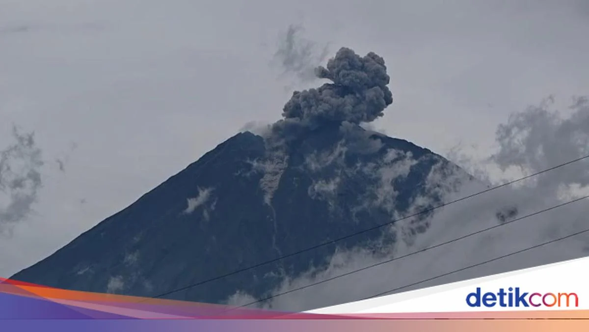 Gunung Semeru Erupsi, Luncurkan Awan Panas Guguran Sejauh 2.500 Meter