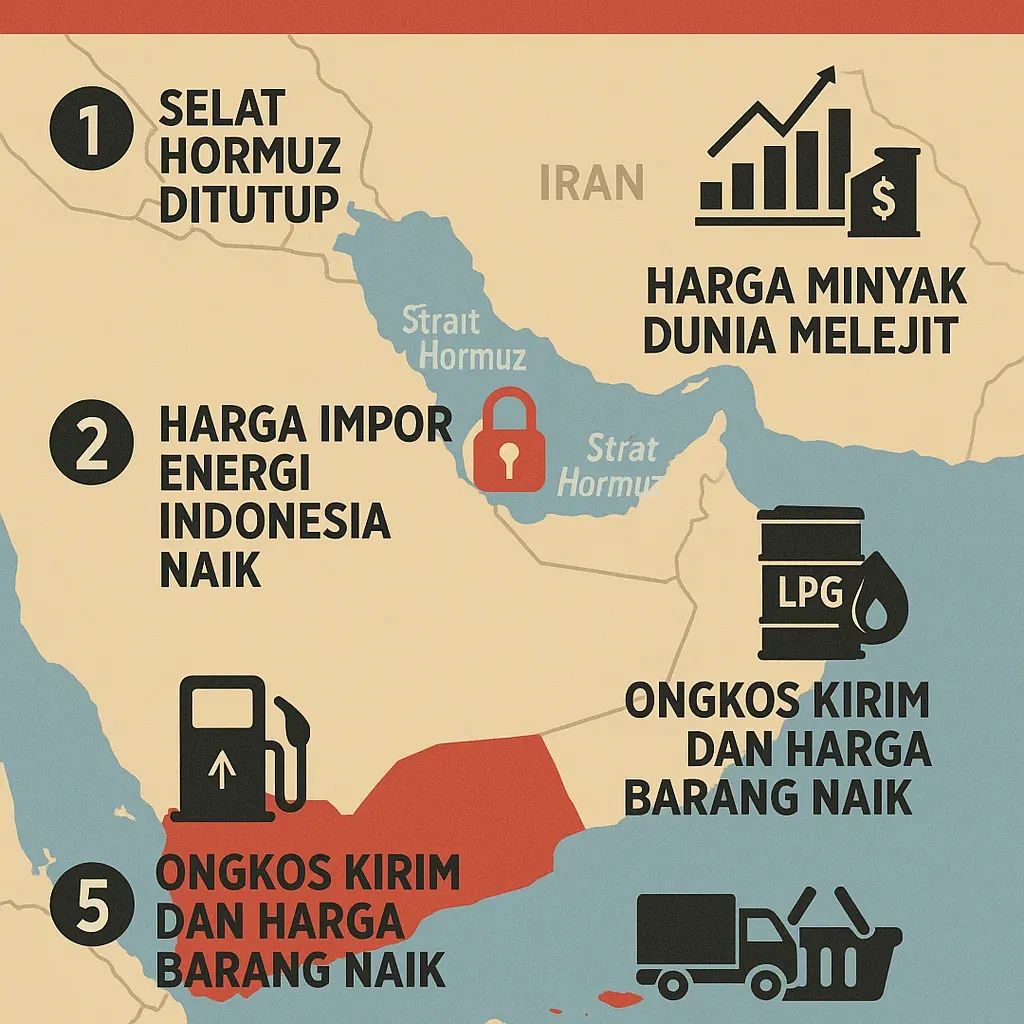 Harga Energi Melejit Terdampak Selat Hormuz, Indonesia Dipaksa Percepat Transisi Energi Bersih