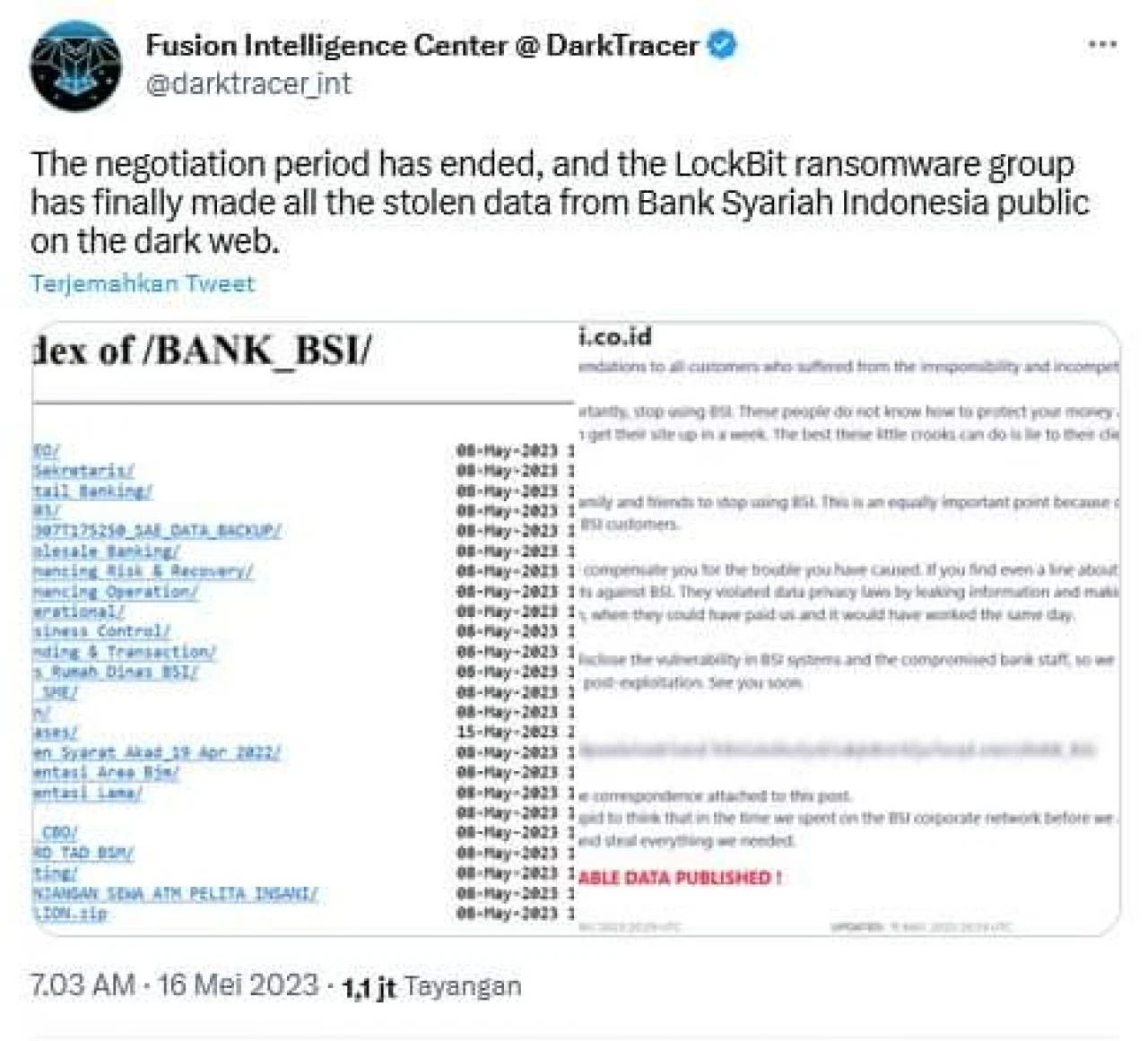 Heboh Dugaan 4,9 Juta Data Nasabah BCA Bocor di Dark Web