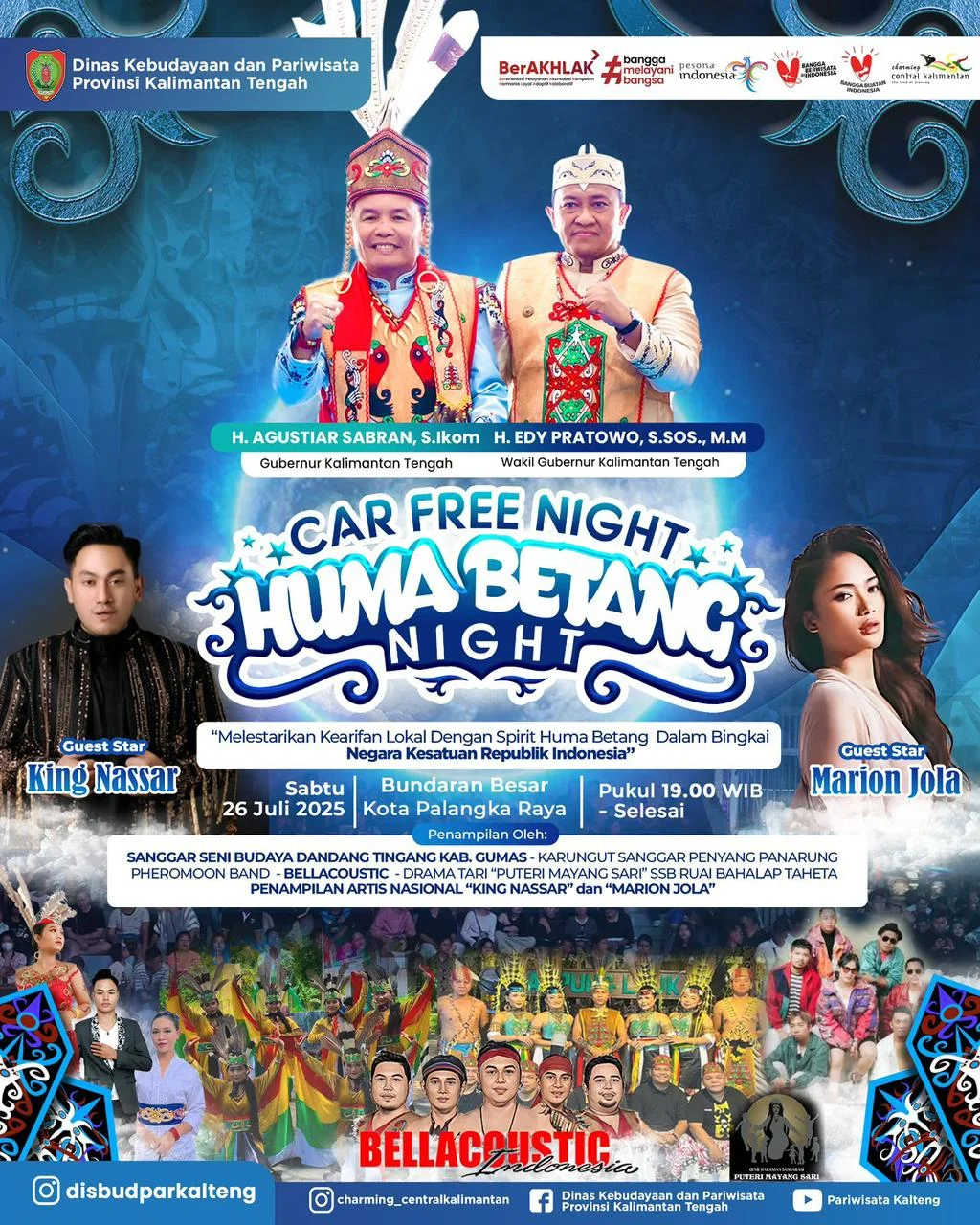 Huma Betang Night Kembali Digelar, Merayakan Seni dan Budaya Kalimantan Tengah