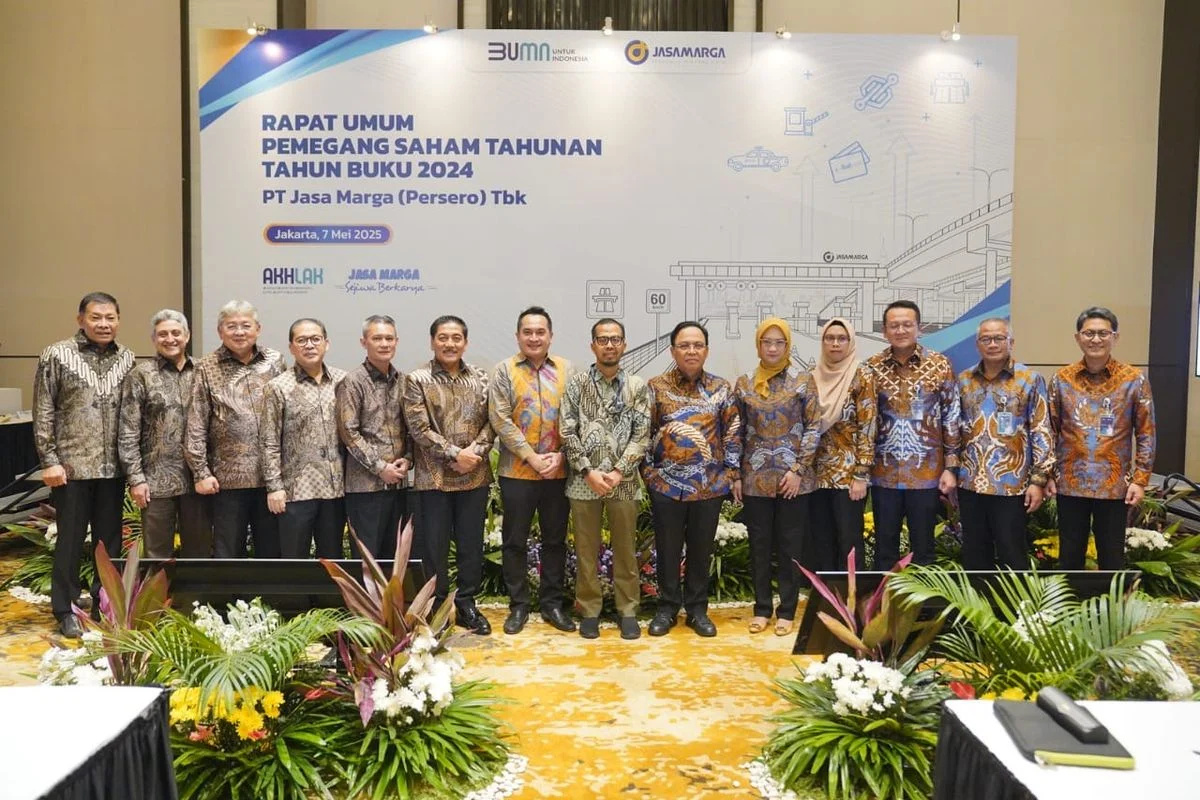 Jasa Marga Umumkan Dividen Rp1,1 Triliun dalam RUPST 2025