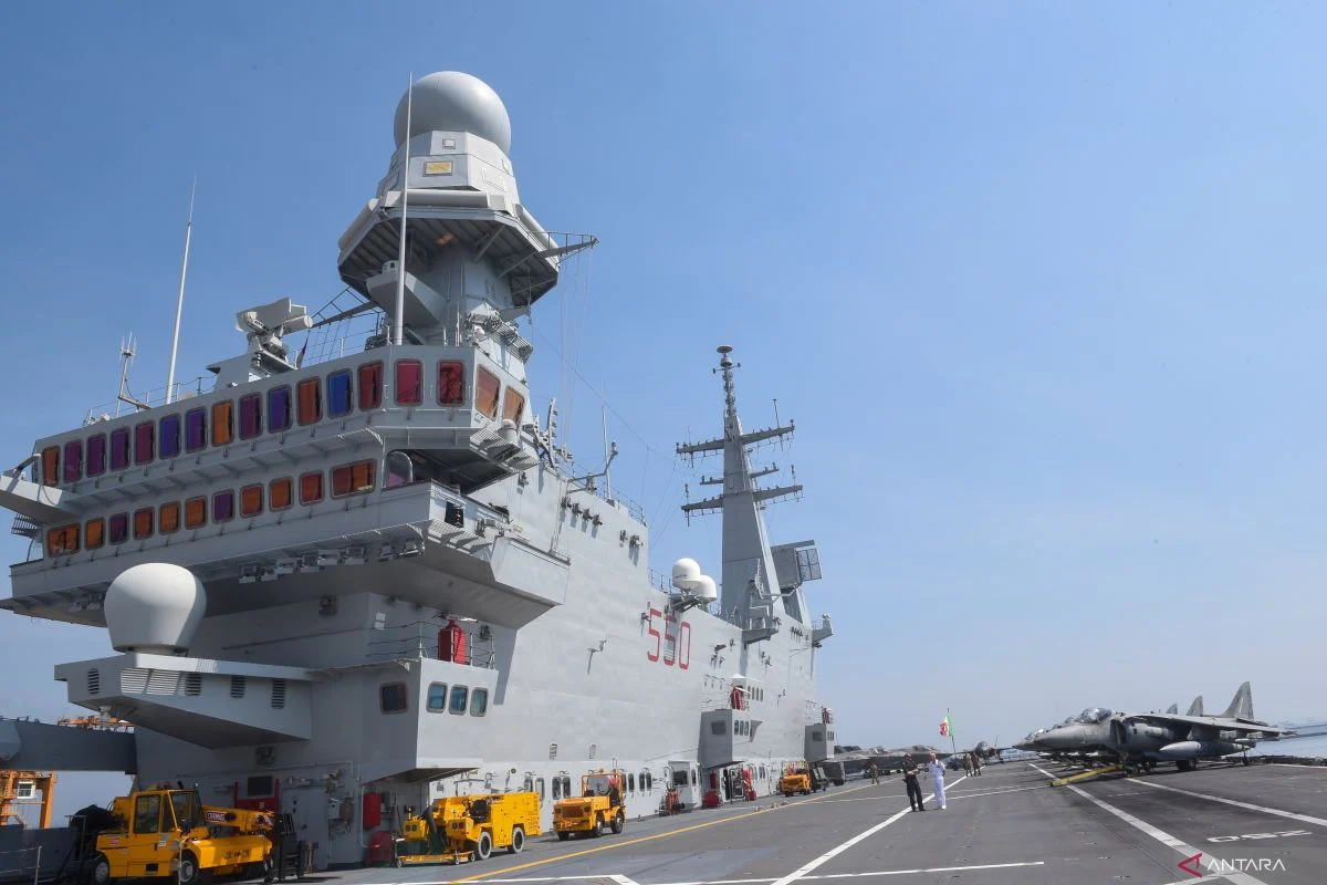 Kapal Induk Garibaldi Segera Tiba, TNI AL Siapkan Pangkalan Strategis