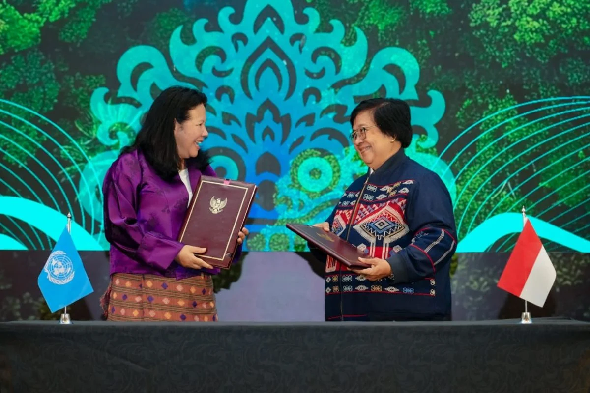 Kemenhut dan UNEP Perkuat Kerja Sama REDD+ untuk Penurunan Emisi dan Ekonomi Hijau
