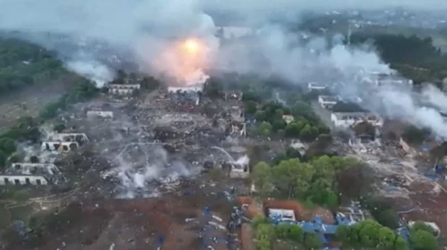 Ledakan Pabrik Kembang Api di China Menewaskan 21 Orang, Luka 61