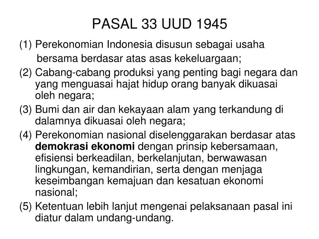 LMND: Penegasan Prabowo tentang Pasal 33 UUD 1945 Sejalan dengan Ekonomi Berdikari