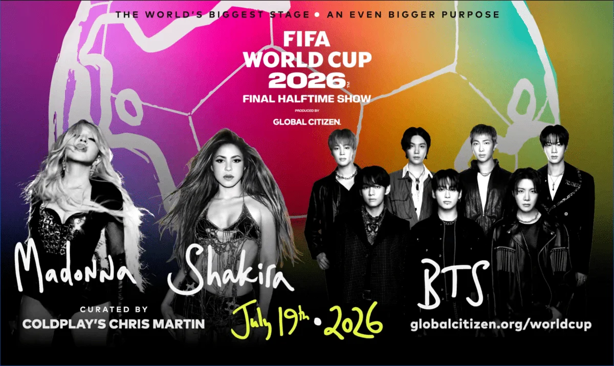 Madonna, Shakira, dan BTS Akan Tampil di Halftime Show Final Piala Dunia 2026