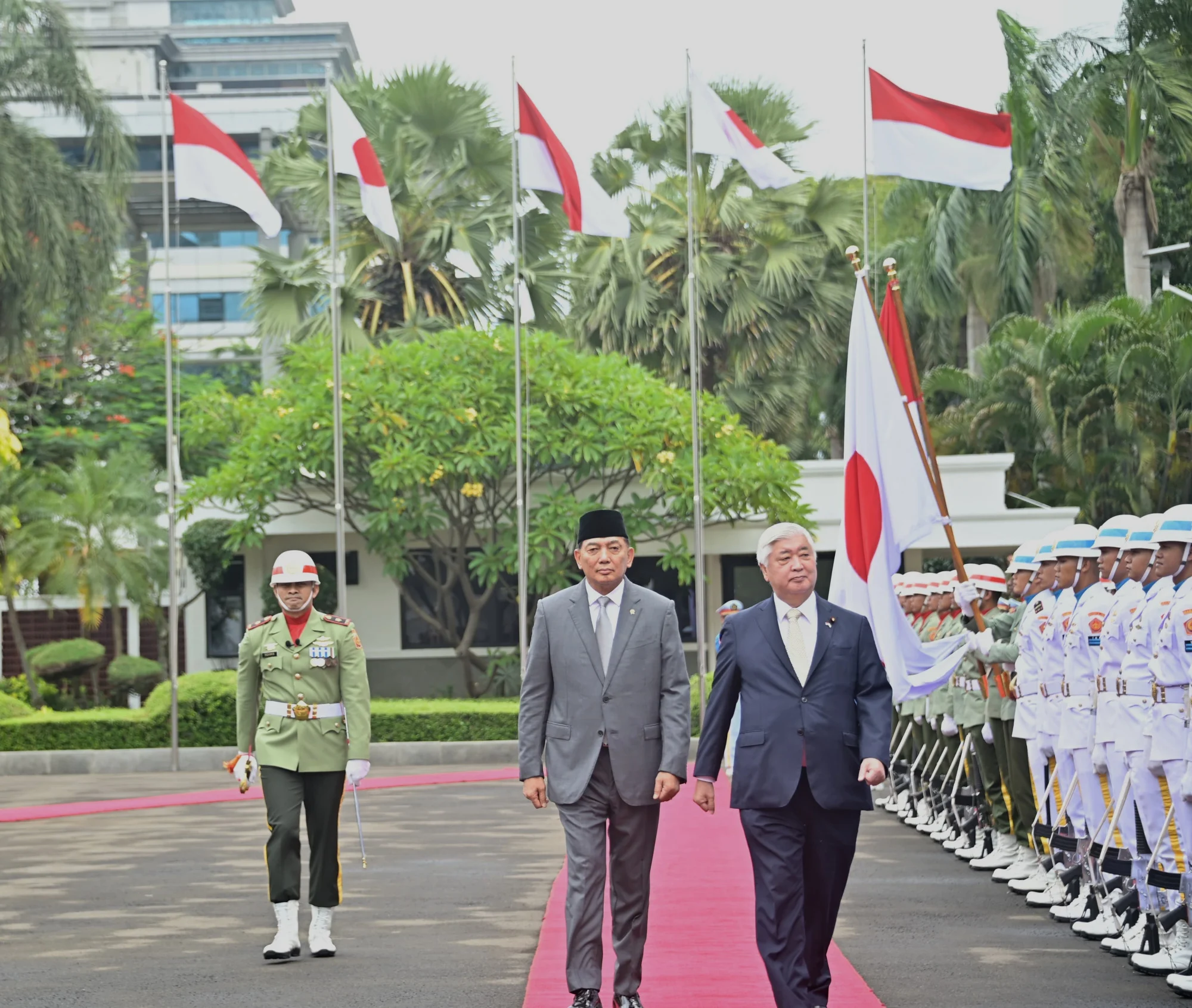 Menhan RI dan Jepang Gelar Pertemuan Lanjutan di Jakarta