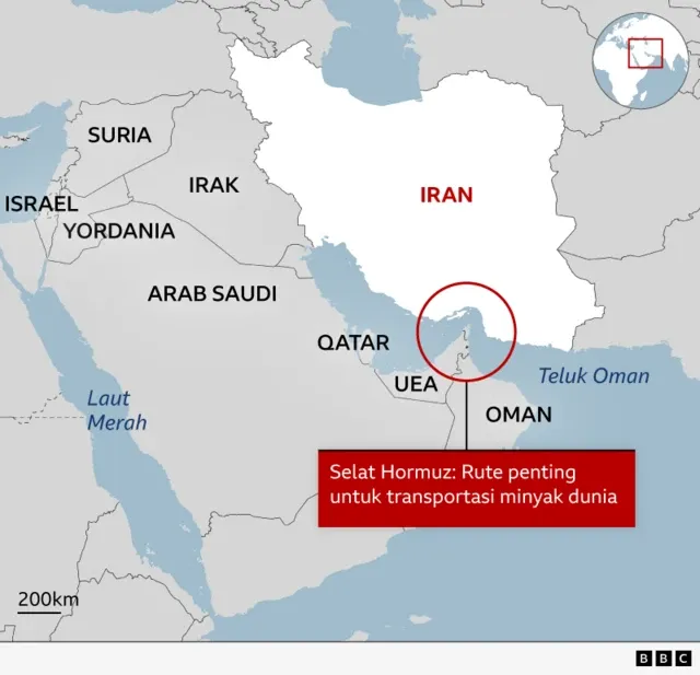 Menlu Iran Akui Keberadaan Ranju di Selat Hormuz