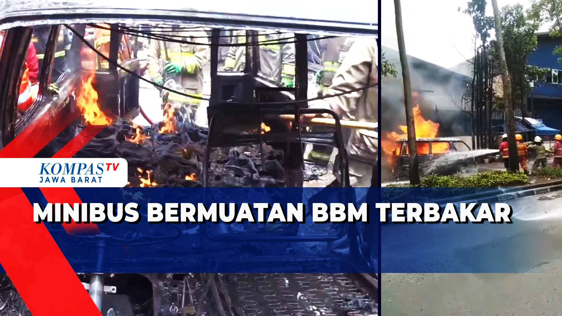 Minibus di Kembangan Jakbar Terbakar, Jeriken Bensin Ditemukan Polisi