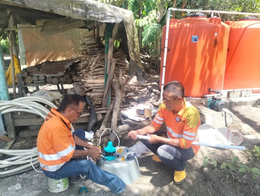 NHM Peduli dan Warga Dusun Kobok Bangun Fasilitas Air Bersih melalui Sistem Swakelola
