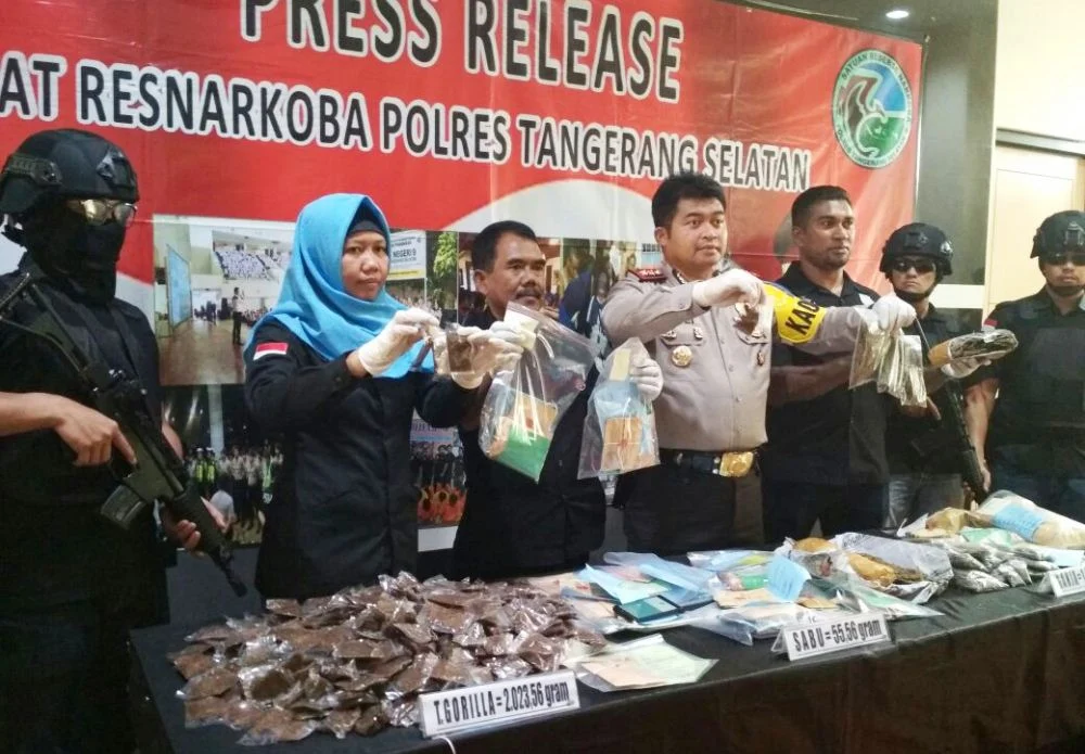 Operasi Hitungan Menit, Empat Pengedar Narkoba di Palu Dibekuk