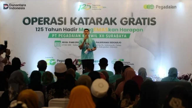 Pegadaian Gelar Operasi Katarak Gratis, 300 Peserta Ikuti Screening dan 125 Orang Jalani Operasi