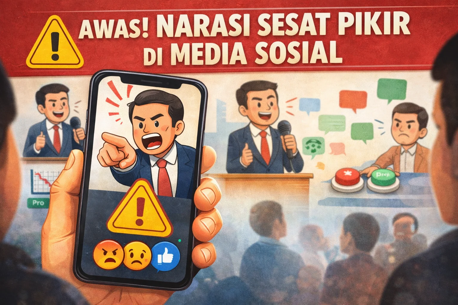 Pemerintah Perlu Menetralisir Narasi Negatif di Media Sosial