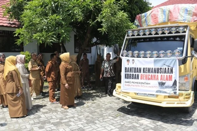 Pemkab Gorontalo Utara Gerakkan Bantuan untuk Korban Banjir
