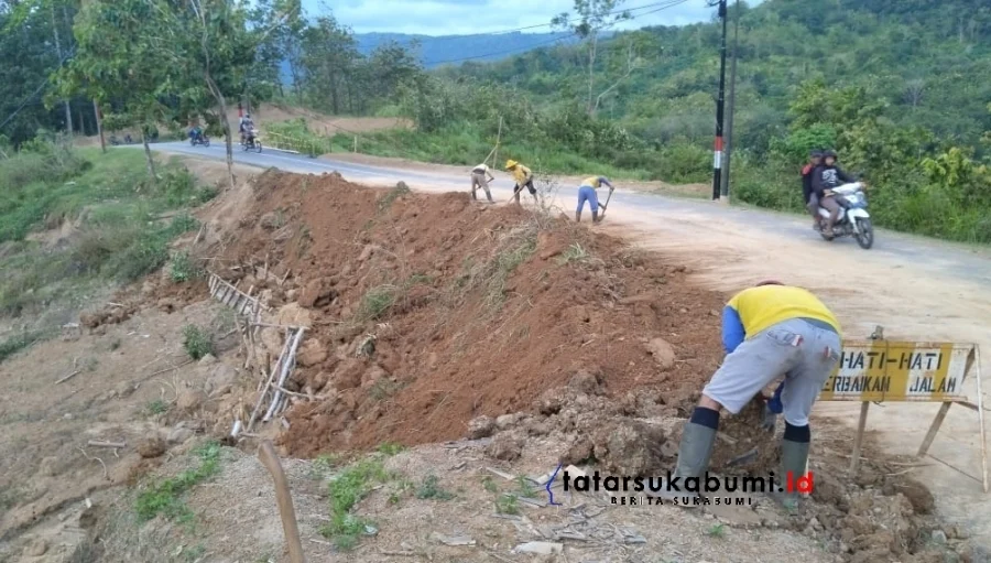 Penanganan Jalan Amblas di Lenteng Agung Ditargetkan Selesai dalam Sepekan