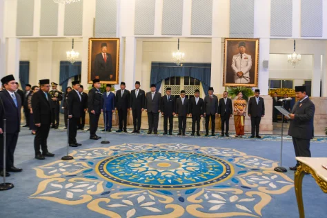 Pengamat: Prabowo "reshuffle" kabinet untuk konsolidasi kekuatan