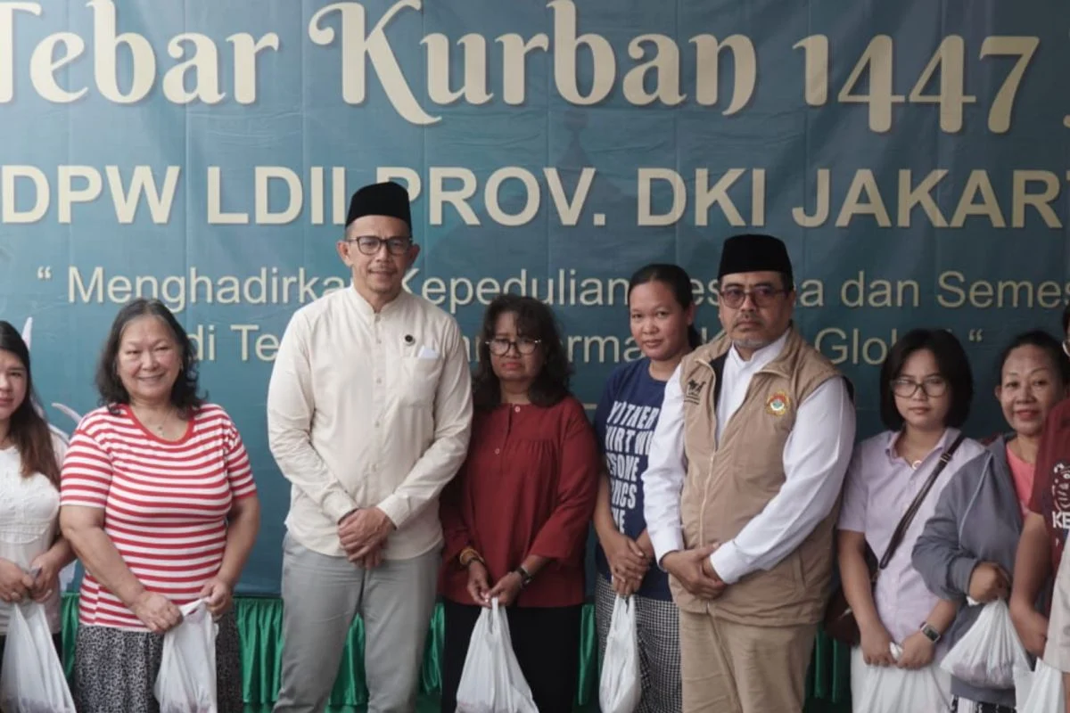 Perkuat Kepedulian Sosial, LDII Jakarta Gelar Kegiatan Tebar Kurban