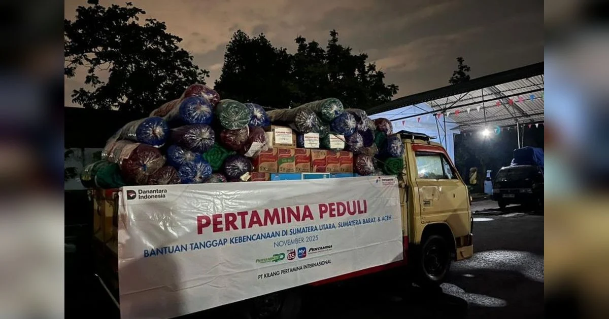 Pertamina Salurkan Bantuan Kemanusiaan untuk Korban Banjir di Lebong, Bengkulu