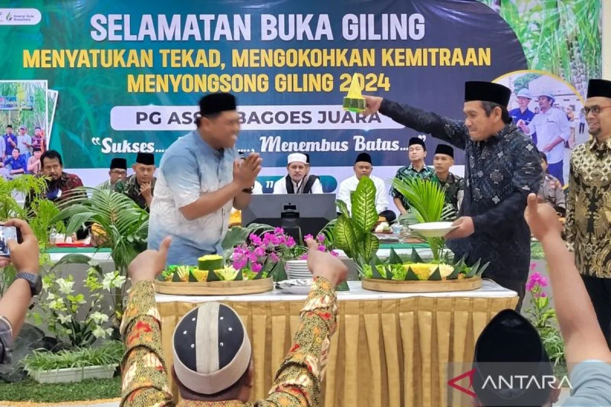 PG Assembagoes Situbondo Targetkan Giling Tebu 540.670 Ton pada Tahun Ini