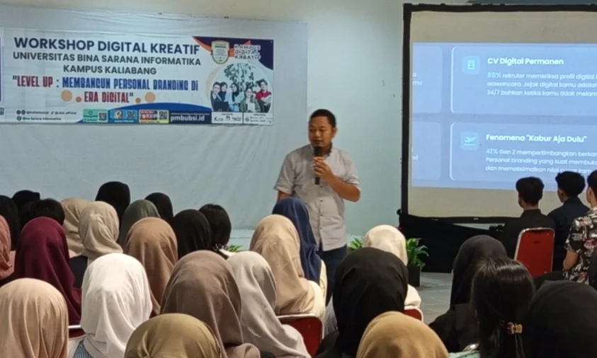 Podcast Inspiratif HIMASI UBSI Tasikmalaya Ungkap Skill Penting Mahasiswa di Era Digital