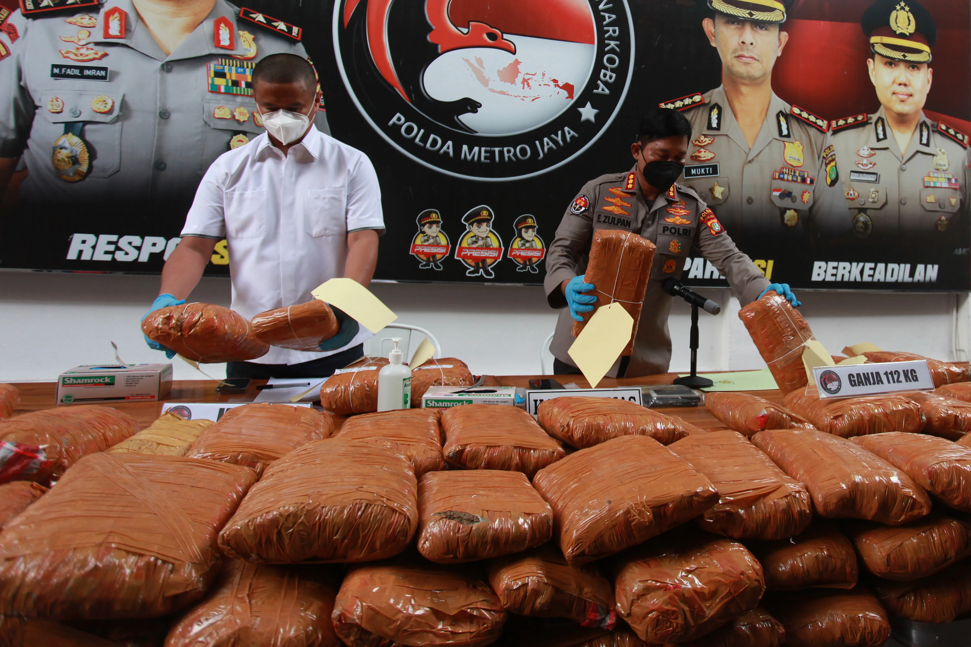 Polda Metro Gagalkan Peredaran Ganja 2 Kg di Jatinegara