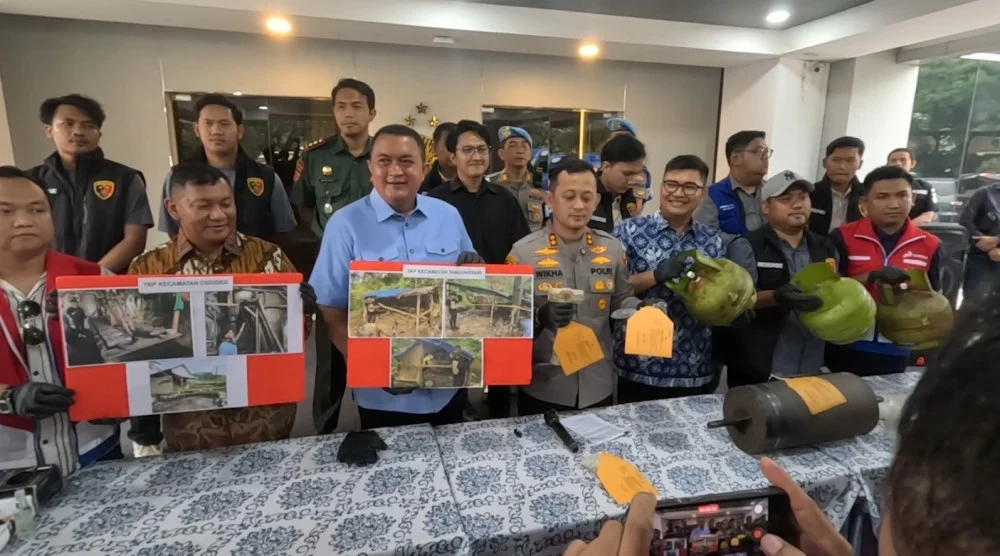 Polres Bogor Bongkar 7 Kasus Migas dan Tambang Ilegal, Kerugian Rp12,5 M