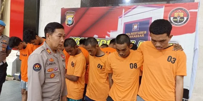 Polrestabes Makassar Tangkap 5 Pelaku Begal Sadis, Sahroni Desak Tindakan Tegas