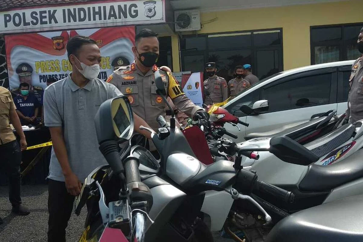 Polsek Johar Baru Ungkap Sindikat Curanmor Jakarta Pusat yang Jual Motor Curian lewat Facebook