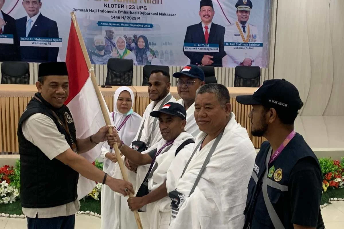 PPIH Embarkasi Makassar Terbangkan 392 Calon JCH Sulawesi Selatan ke Tanah Suci