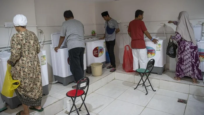 PPIH Pastikan Fasilitas Cuci Pakaian Jamaah Calon Haji Terpenuhi